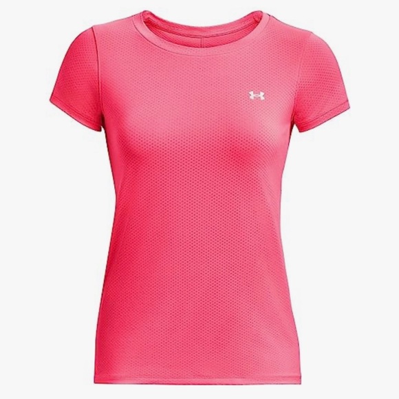 Under Armour Heat Gear Top Shirt Deep Coral/Pink Size M - Picture 1 of 4